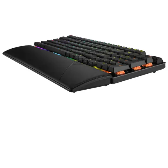 Tastatură Gaming ASUS ROG Strix Scope II 96, Cu fir / Fără fir, Black, 3 image