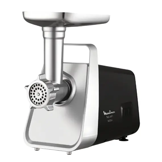 Mașină de tocat carne Moulinex ME307832, Silver Black