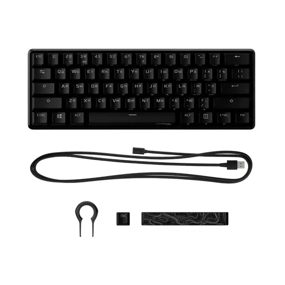 Tastatură Gaming HyperX Alloy Origins 60, Cu fir, Black, 4 image