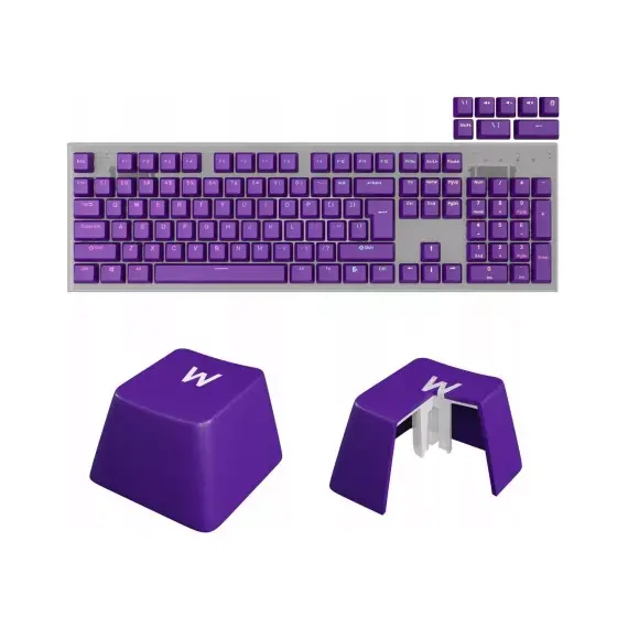 Accesoriu Keycaps Genesis Lead 300 Violet Double Shot