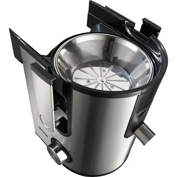 Storcător de fructe și legume Gorenje JC900E, Black Silver, 2 image