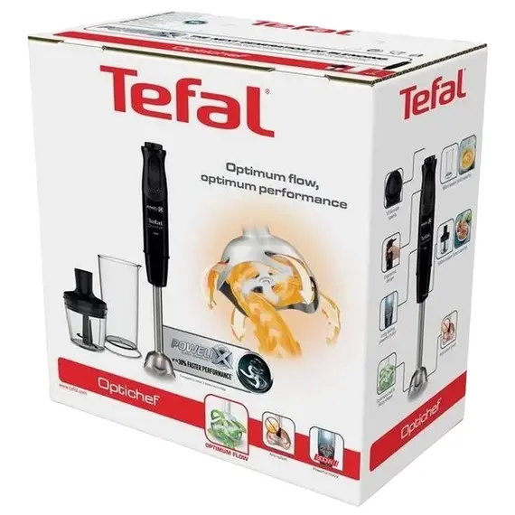 Blender de mână Tefal HB641838, Black, 4 image