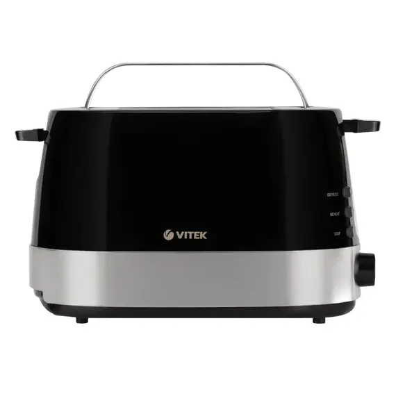 Toaster VITEK VT-1584, Black, 2 image