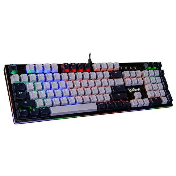 Tastatură Gaming Bloody B828N, Cu fir, Grey/Black, 4 image