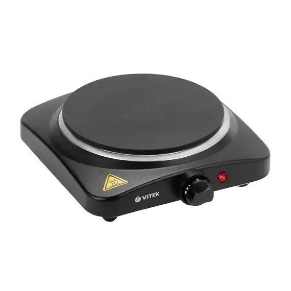 Plită electrică mini VITEK VT-3703, Black, 2 image