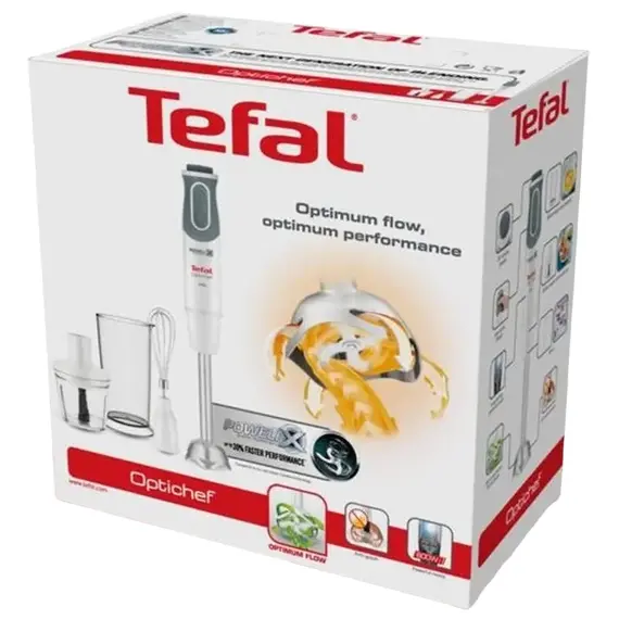 Blender de mână Tefal OptiChef, White, 5 image