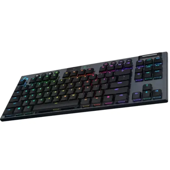 Tastatură Gaming Logitech G915 TKL, Fără fir, Carbon, 5 image