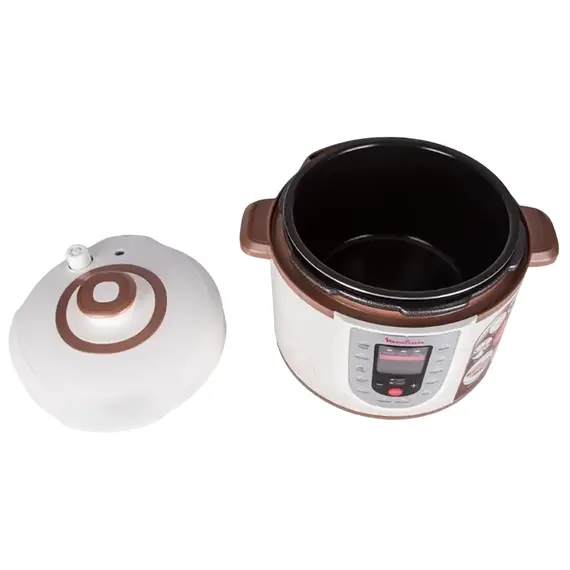 Aparat de gătit multifuncțional sub presiune Moulinex CE501134, Maro/White, 2 image