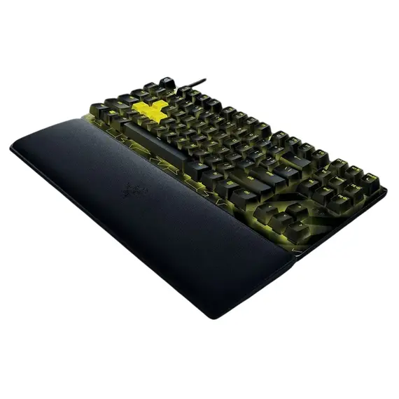 Tastatură Gaming Razer Huntsman V2 TKL ESL Edition, Cu fir, Black/Yellow, 2 image