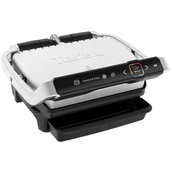 Grătar electric Tefal OptiGreyll Elite, 2000W, Silver, 6 image