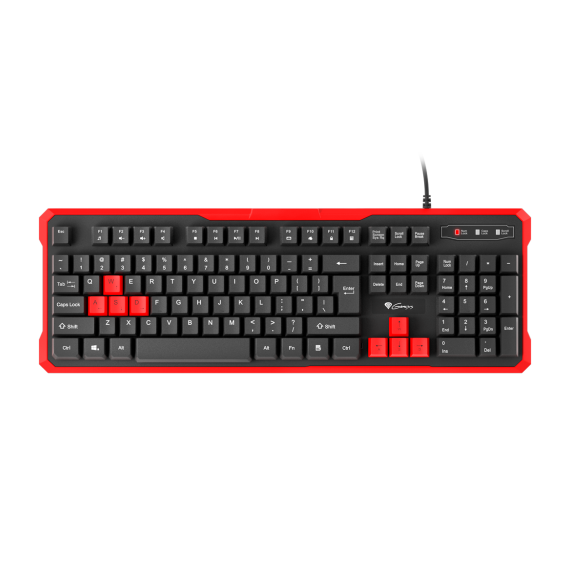 Tastatură Gaming Genesis Rhod 110, US Layout, Red