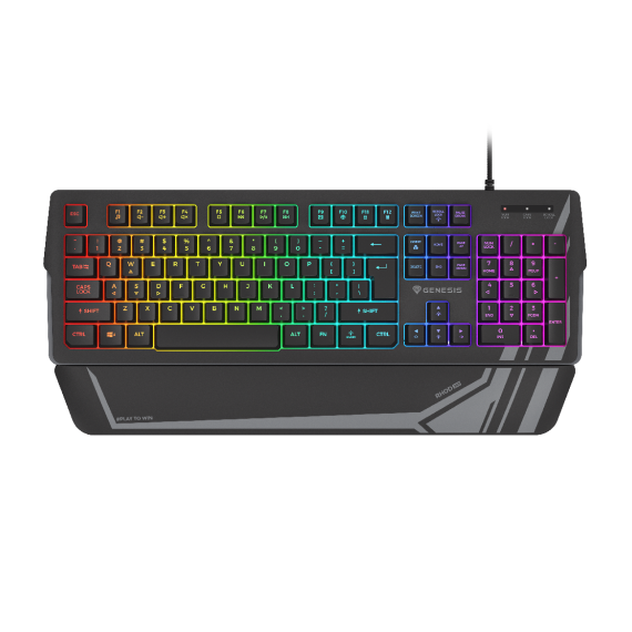 Tastatură Gaming Genesis Rhod 350, RGB, US Layout, RGB Backlight