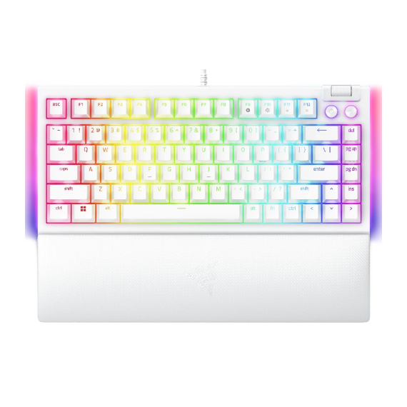 Tastatură Gaming Razer Mechanical BlackWidow V4 75% White Edition 