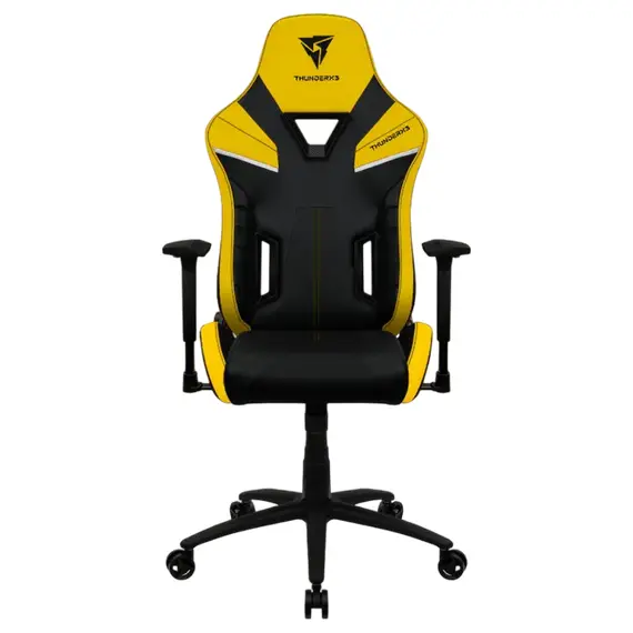 Scaun Gaming ThunderX3 TC5, PU Piele, Black/Yellow, 2 image