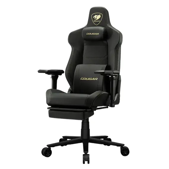 Scaun Gaming Cougar Armor EVO M, PU Piele, Black/Gold, 8 image