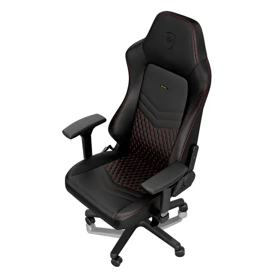 Scaun Gaming Noblechairs Hero, Piele naturală, Black/Red, 15 image