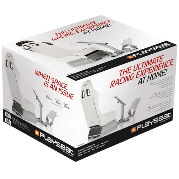 Scaun Gaming Playseat Evolution, Vinil, White, 13 image