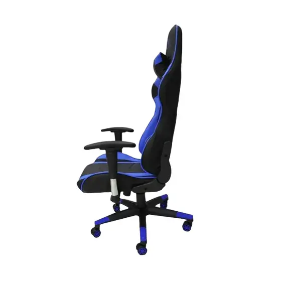 Scaun Gaming Havit GC932, PVC Piele, Blue/Black, 2 image