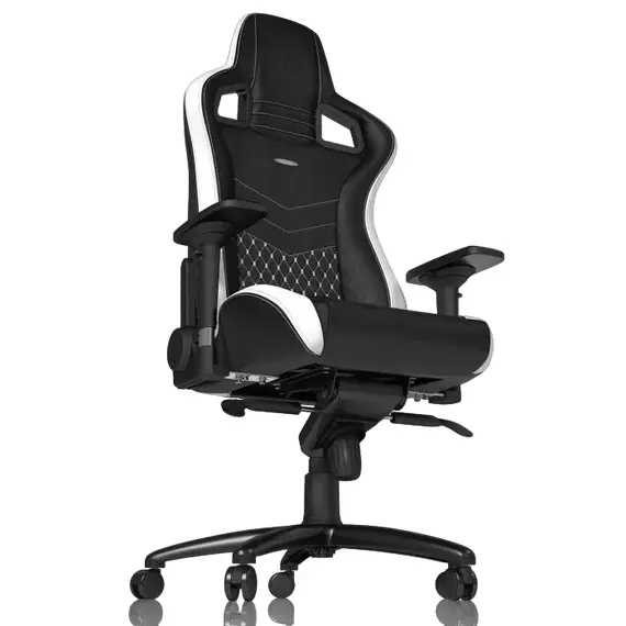 Scaun Gaming Noblechairs Epic, PU Piele, Black/Red/White, 5 image
