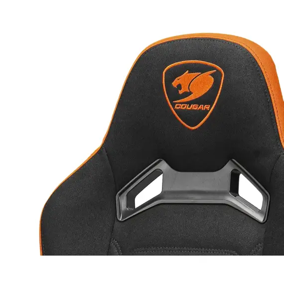 Scaun Gaming Cougar Fusion SF, Plasă elastomerică respirabilă, Orange, 8 image