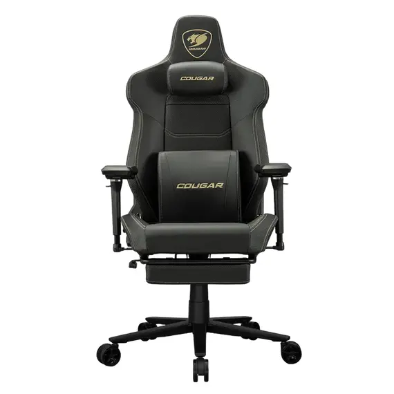 Scaun Gaming Cougar Armor EVO M, PU Piele, Black/Gold
