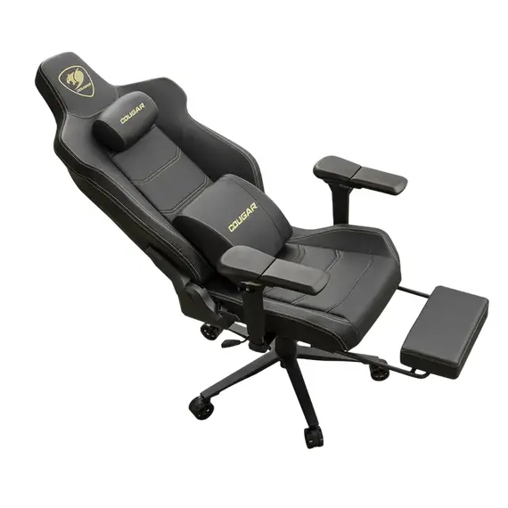 Scaun Gaming Cougar Armor EVO M, PU Piele, Black/Gold, 3 image