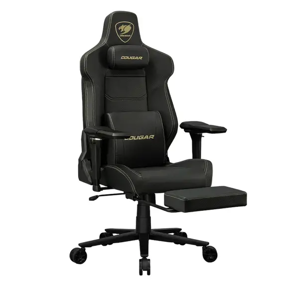 Scaun Gaming Cougar Armor EVO M, PU Piele, Black/Gold, 5 image