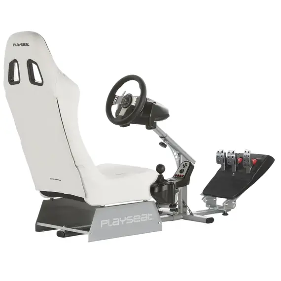 Scaun Gaming Playseat Evolution, Vinil, White, 10 image
