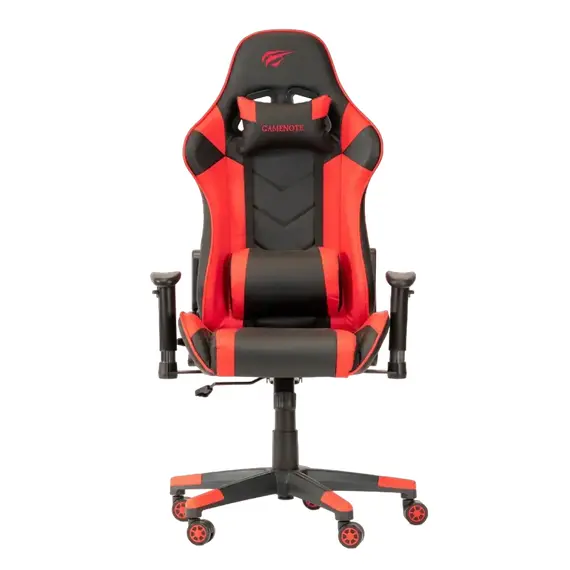 Scaun Gaming Havit GC932, PVC Piele, Black/Red