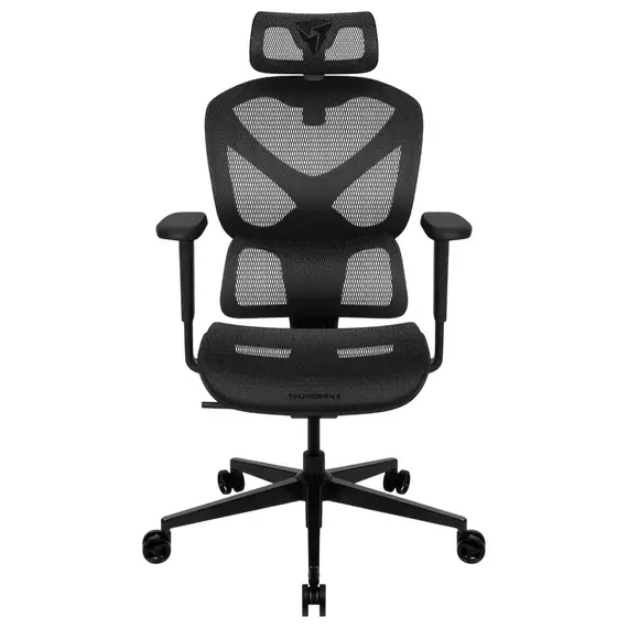 Scaun Gaming ThunderX3 YTC, Plasă Respirabilă, Mesh Black