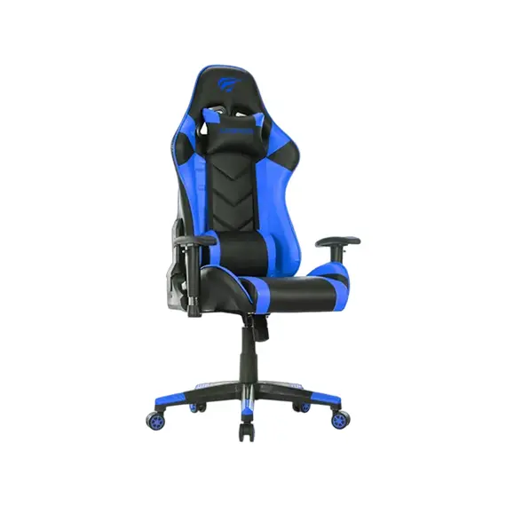 Scaun Gaming Havit GC932, PVC Piele, Blue/Black