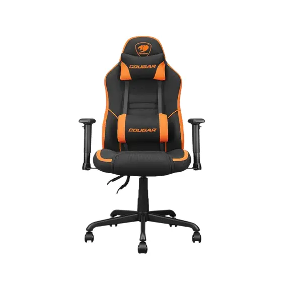 Scaun Gaming Cougar Fusion SF, Plasă elastomerică respirabilă, Orange