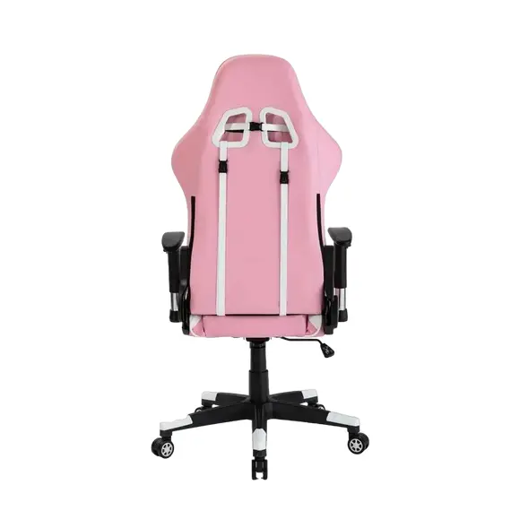 Scaun Gaming Havit GC932, PVC Piele, Pink, 2 image