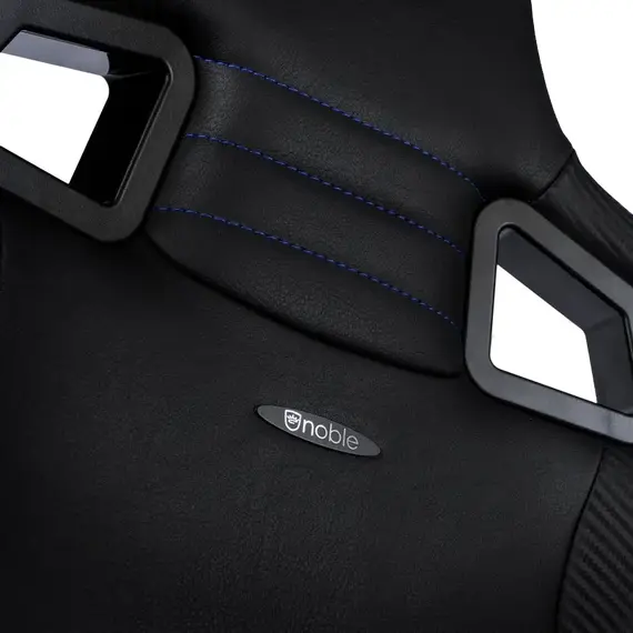 Scaun Gaming Noblechairs Epic, PU Piele, Black/Blue, 8 image