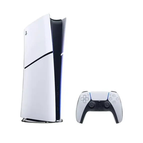Consolă de jocuri SONY PlayStation 5 Slim Digital Edition 1TB + Fortnite, White, 9 image