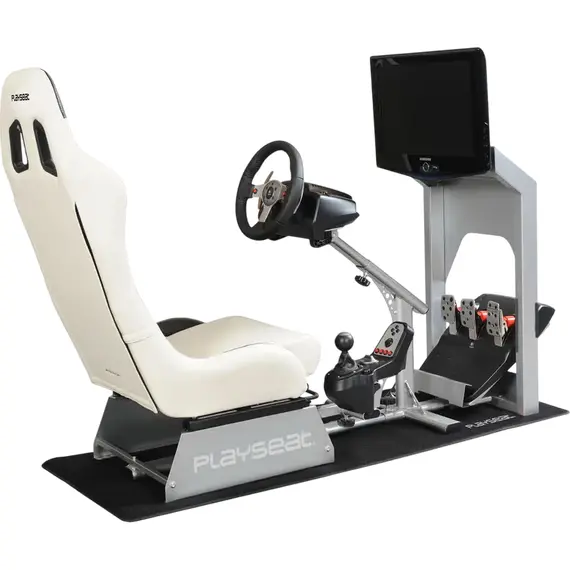 Scaun Gaming Playseat Evolution, Vinil, White, 4 image