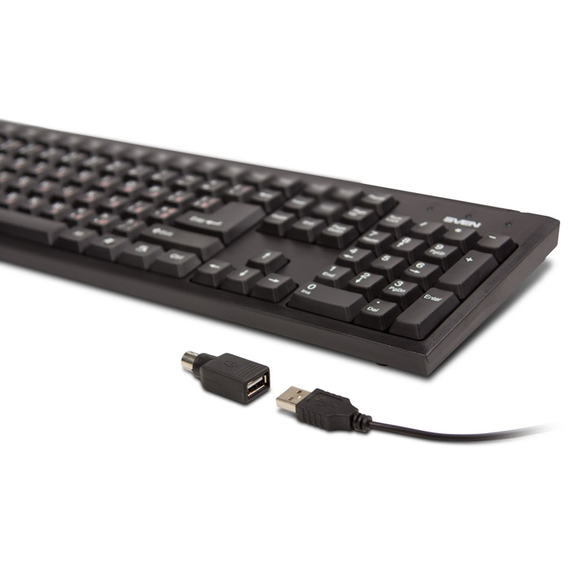 Tastatură SVEN Standard 303 Power, USB+PS/2, Black, 4 image