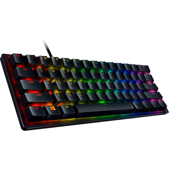 Tastatură Gaming Razer Huntsman Mini Gaming Keyboard, Clicky Optical Switch - Red, Black, 2 image