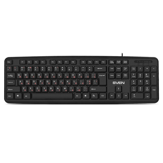 Tastatură SVEN KB-S230, USB, Black