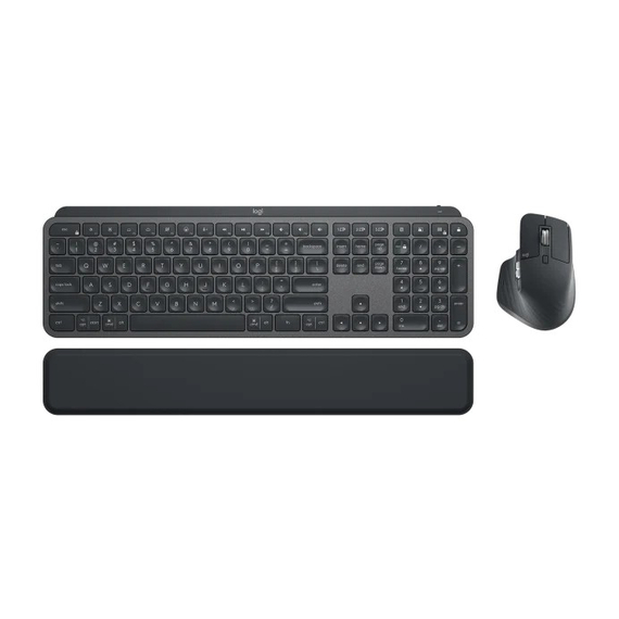Tastatură + mouse Wireless Logitech MX Keys Combo for Business | Gen 2, Graphite