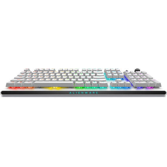 Tastatură Gaming Wireless tri-mode Dell Alienware AW920K, CHERRY MX Red/ Lunar Light, 2 image