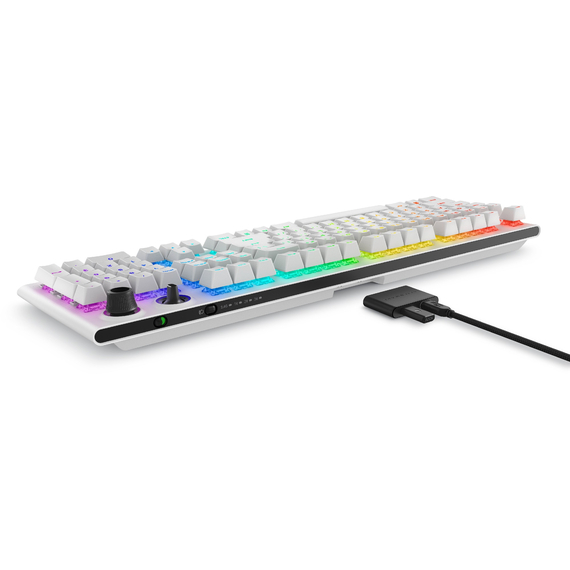 Tastatură Gaming Wireless tri-mode Dell Alienware AW920K, CHERRY MX Red/ Lunar Light, 6 image