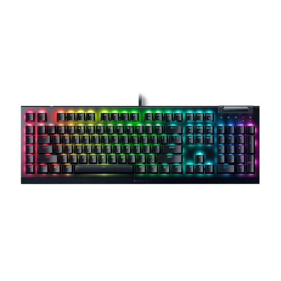 Tastatură Gaming Razer Mechanical BlackWidow V4 X (Green Switch), Black