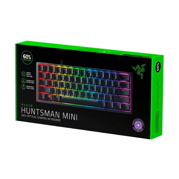 Tastatură Gaming Razer Optical Huntsman Mini 60% Linear Red Switch, 5 image