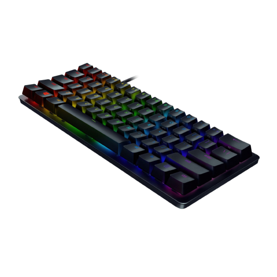 Tastatură Gaming Razer Optical Huntsman Mini 60% Clicky Purple Switch US Layout Mercury Edition, 3 image