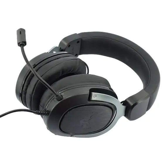 Căști gaming ASUS TUF Gaming H3, Cu fir, Silver, 3 image