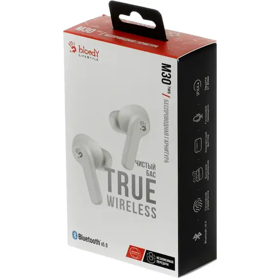 Căști gaming Bloody M30, Fără fir, White, 20 image