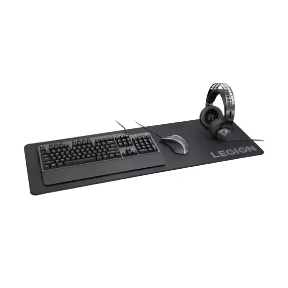 Mouse Pad pentru jocuri Lenovo Legion Gaming, Extra Large, Black, 3 image