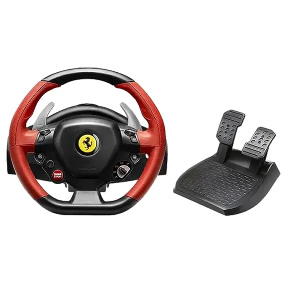 Volan Gaming Thrustmaster Ferrari 458 Spider, Red/Black, 3 image