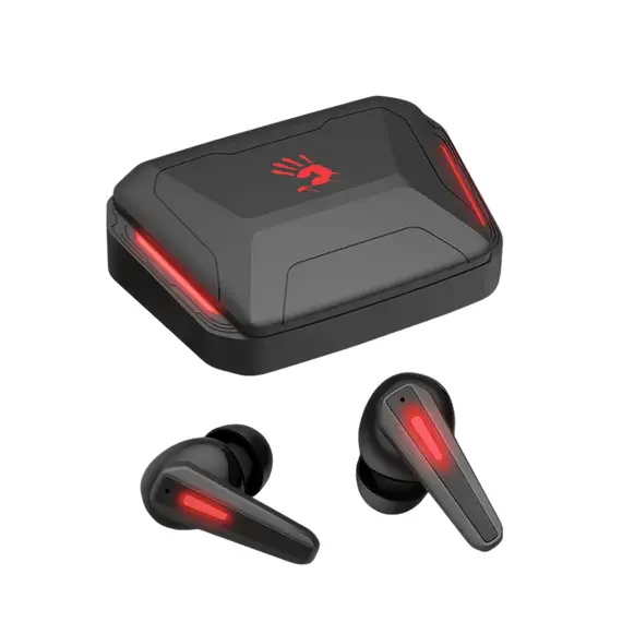 Căști gaming Bloody M70, Fără fir, Black/Red, 6 image